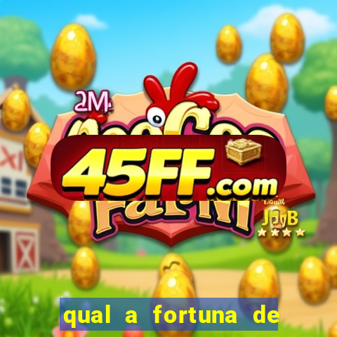 qual a fortuna de chico moedas